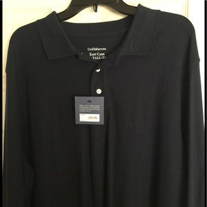 Men's Croft & Barrow long sleeve polo  in XXL Tall